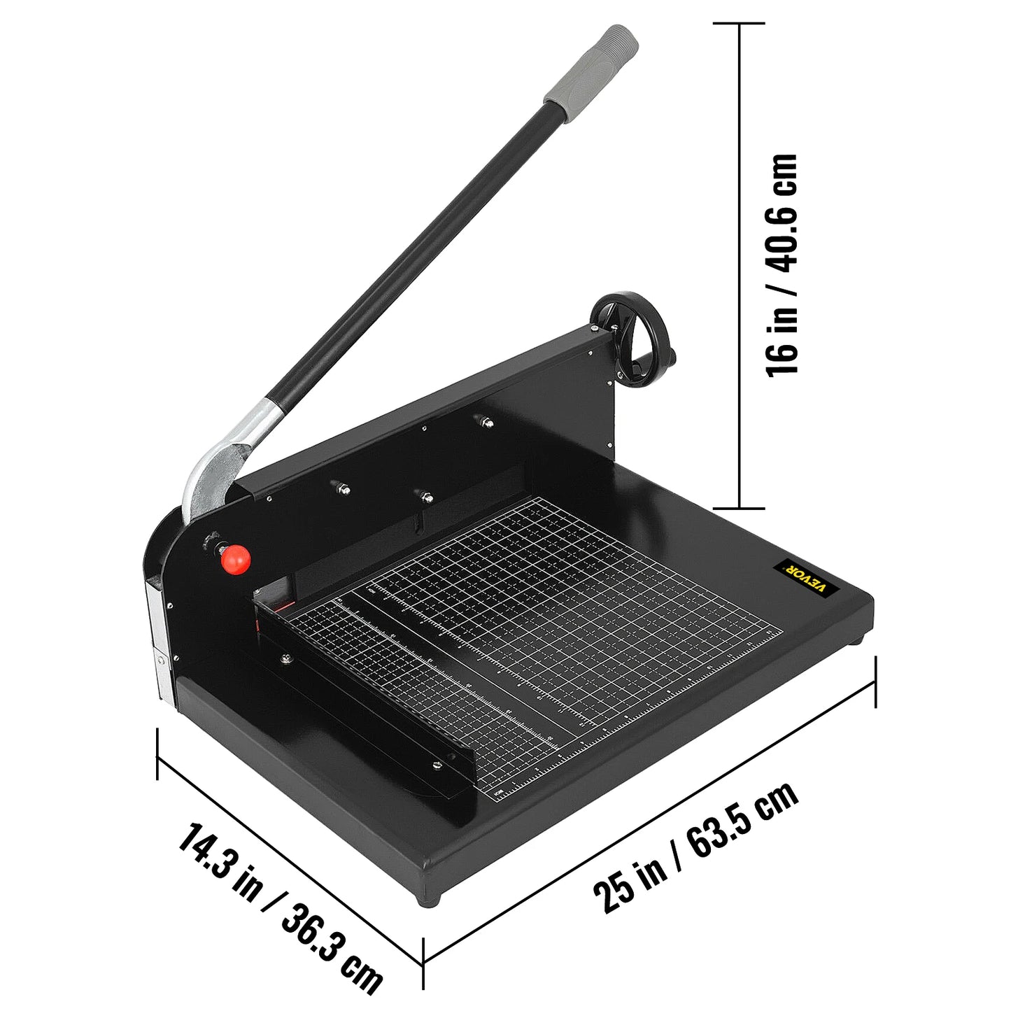 SucceBuy A4 12"Manual Paper Cutter Heavy Duty Guillotine Trimmer 300 Sheets Die Cutter Use for Home Office Laboratory Commercial