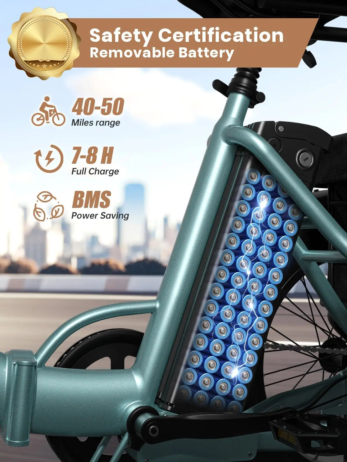 QRONGE Lava Electric Tricycle For Adults 960W 50 Miles