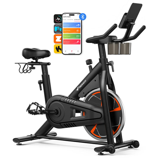 MERACH S36 Magnetic Exercise Bike With App 330lb Capacity