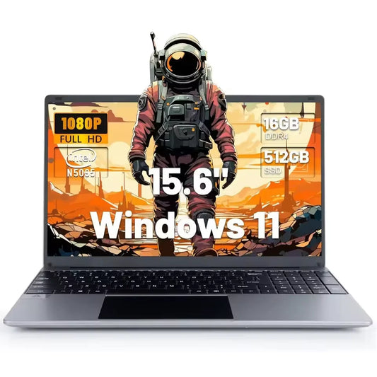 URAO Laptop With Intel Celeron N5095, 16GB DDR4, 512GB SSD