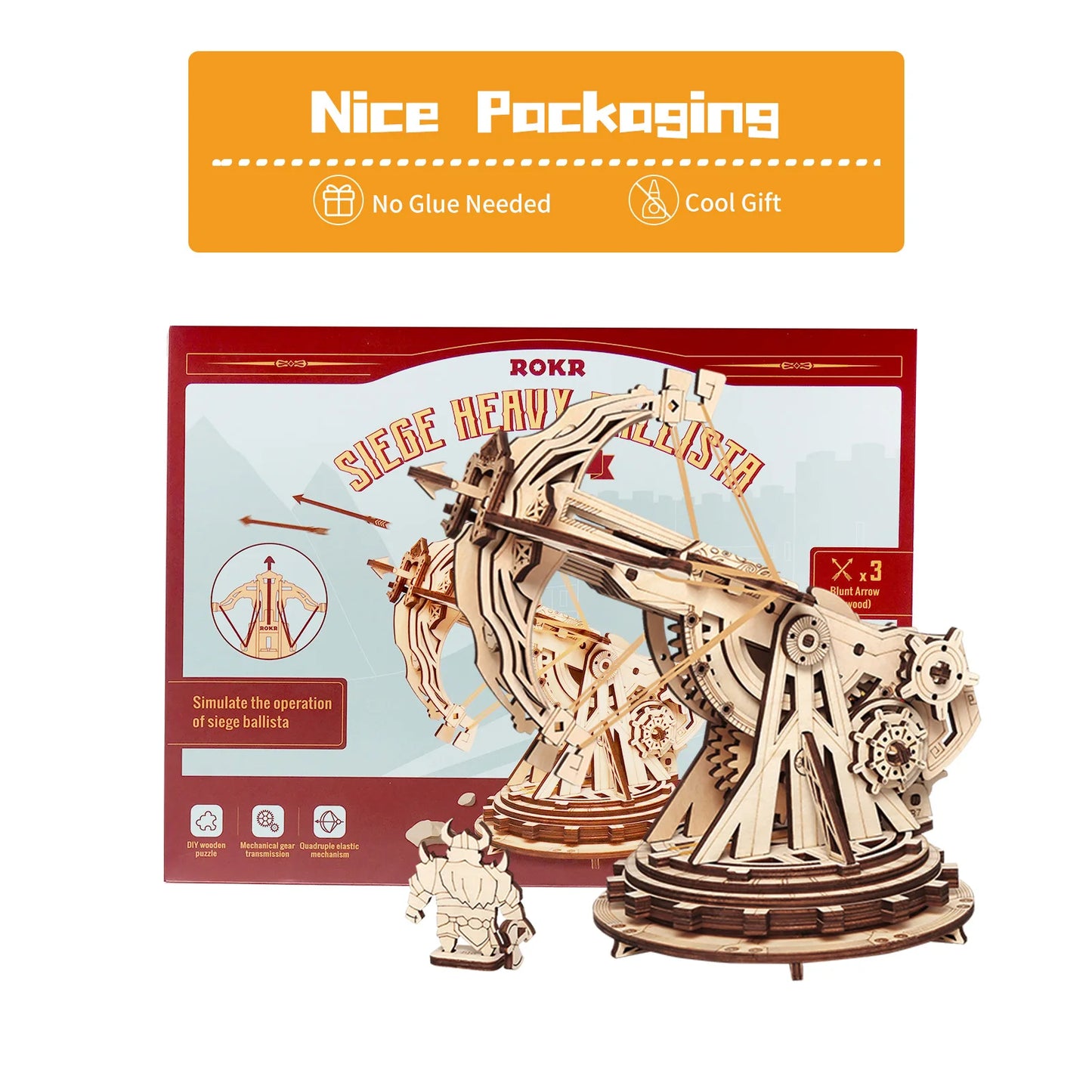 Robotime 3D Medieval Siege Weapons Puzzle Kit KW401 KW801