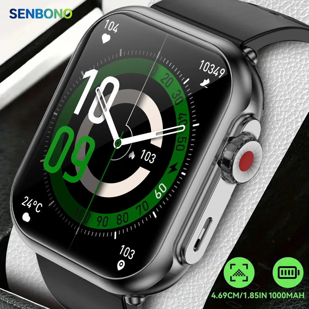SENBONO Smart Watch Fitness Tracker IP68 Waterproof 100 Day Standby