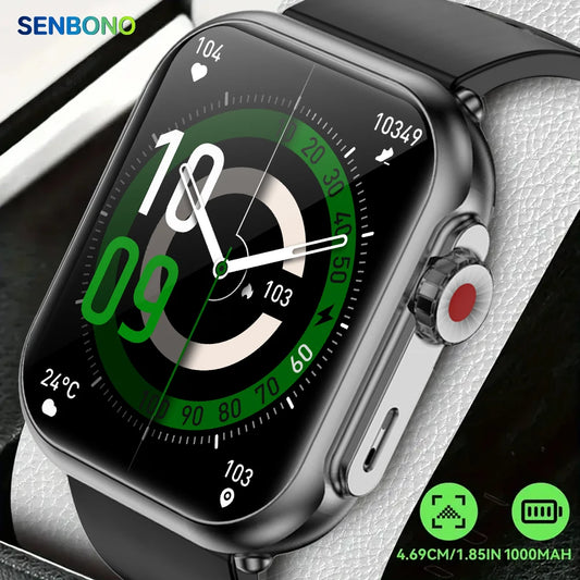 SENBONO Smart Watch Fitness Tracker IP68 Waterproof 100 Day Standby