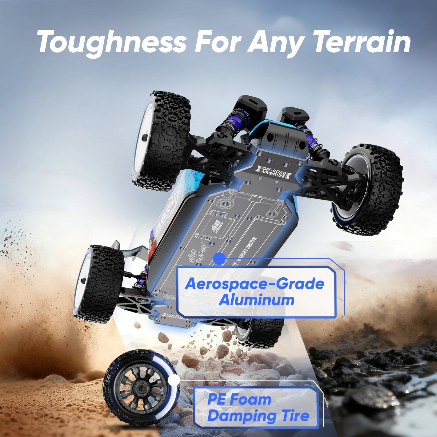 JIUSICE WB12 Pro 4WD Brushless RC Off-road Car