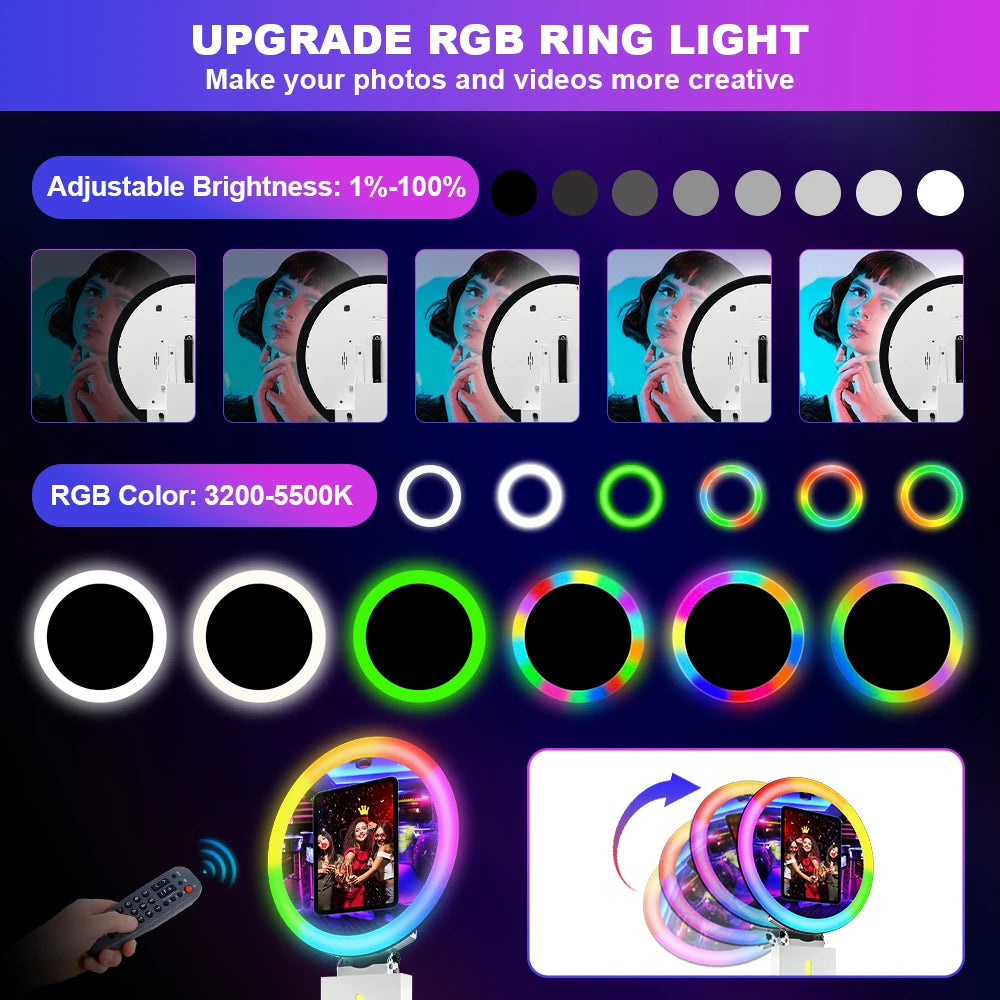 iPad Photobooth For Events With Ring Light Quick Install