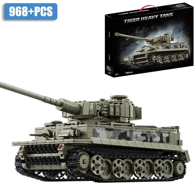 JIMITUCE Military WW2 Leopard 2A7 Tank Building Blocks Set