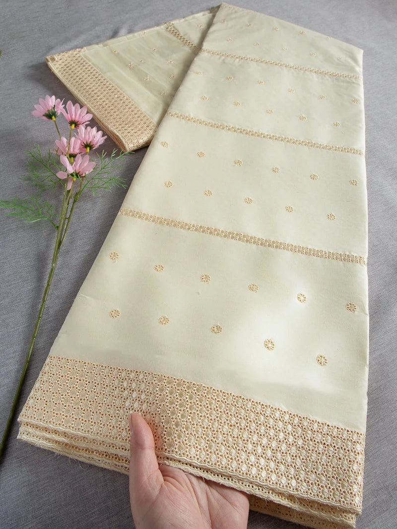 JiaDong Nigerian Cotton Swiss Lace Embroidery Fabric