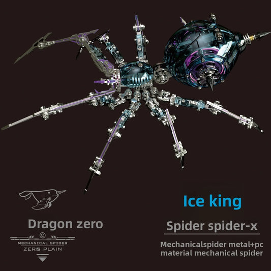 3D Metal Puzzle Spider Model Kit Stainless Steel Insect Collectible