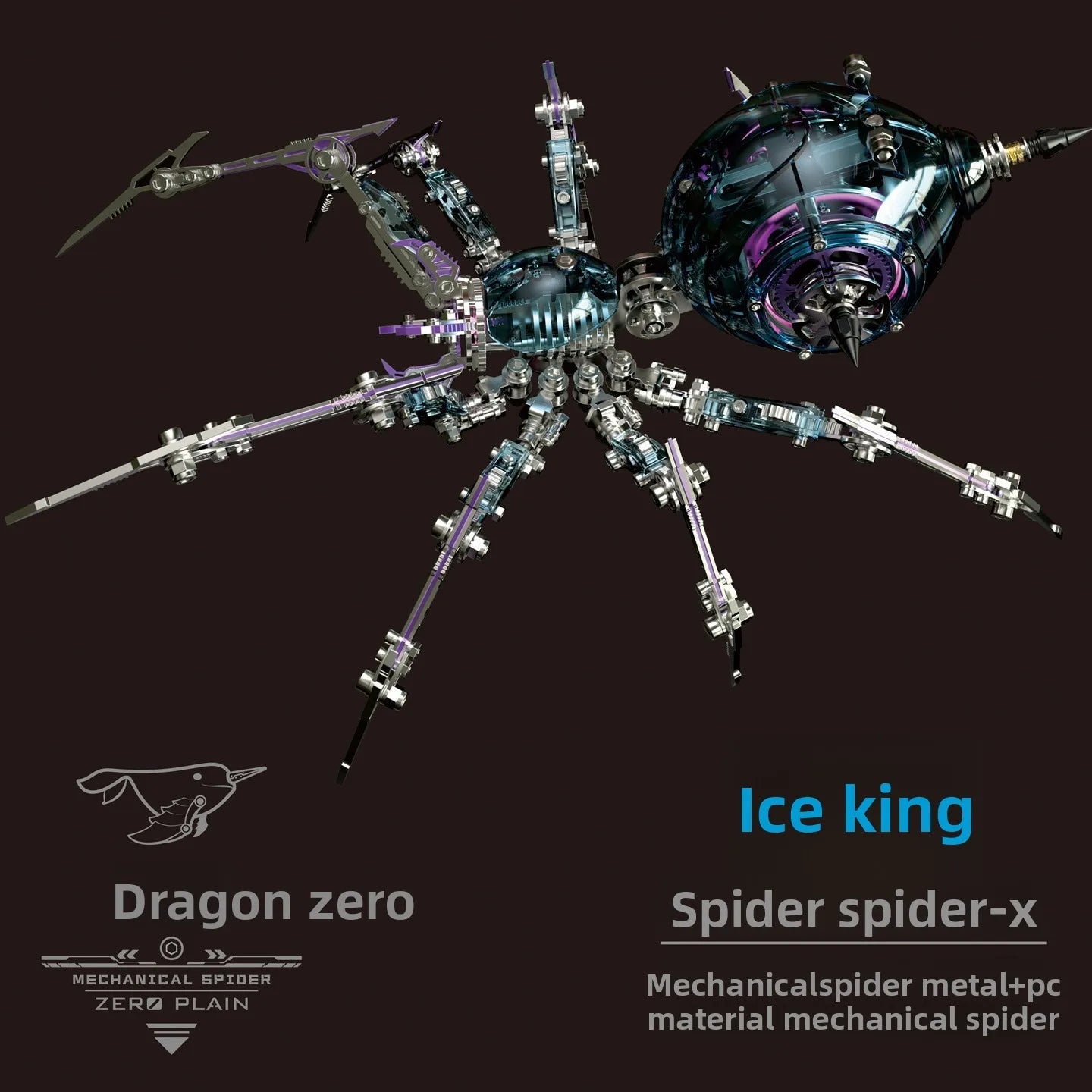 3D Metal Puzzle Spider Model Kit Insect DIY Craft