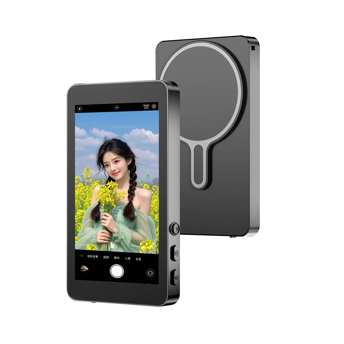 Phone Vlog Selfie Monitor Screen For Live Streaming And Recording