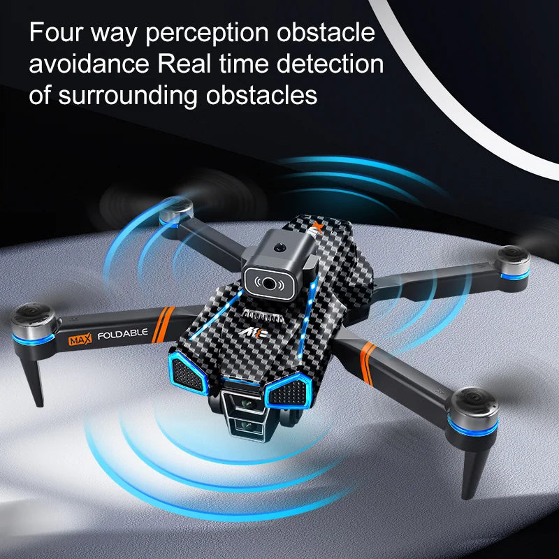 HOT-4K Professional HD Dual Camera New L600 PRO MAX GPS Drone 5KM 3-Axis Gimbal 360 Obstacle Avoidance Brushless Quadcopter Toy