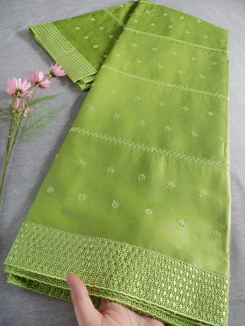 JiaDong Nigerian Cotton Swiss Lace Embroidery Fabric