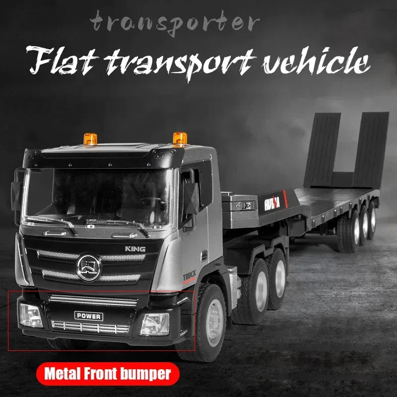 Remote Control RC Flatbed Trailer Truck Gift For Kids