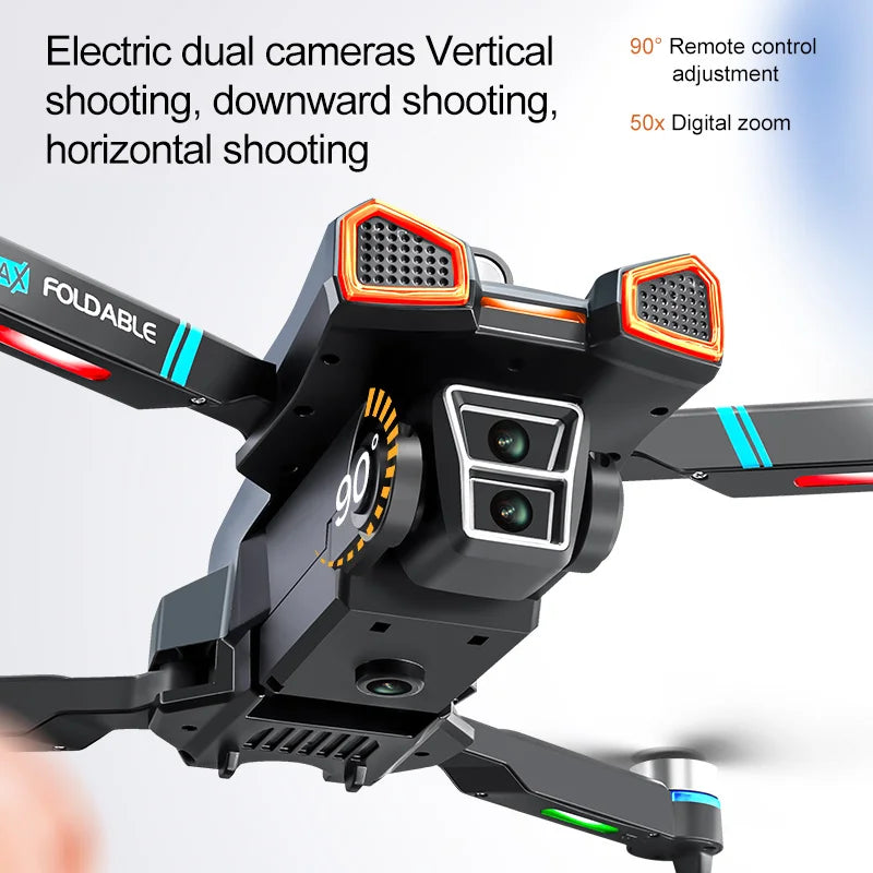 HOT-4K Professional HD Dual Camera New L600 PRO MAX GPS Drone 5KM 3-Axis Gimbal 360 Obstacle Avoidance Brushless Quadcopter Toy