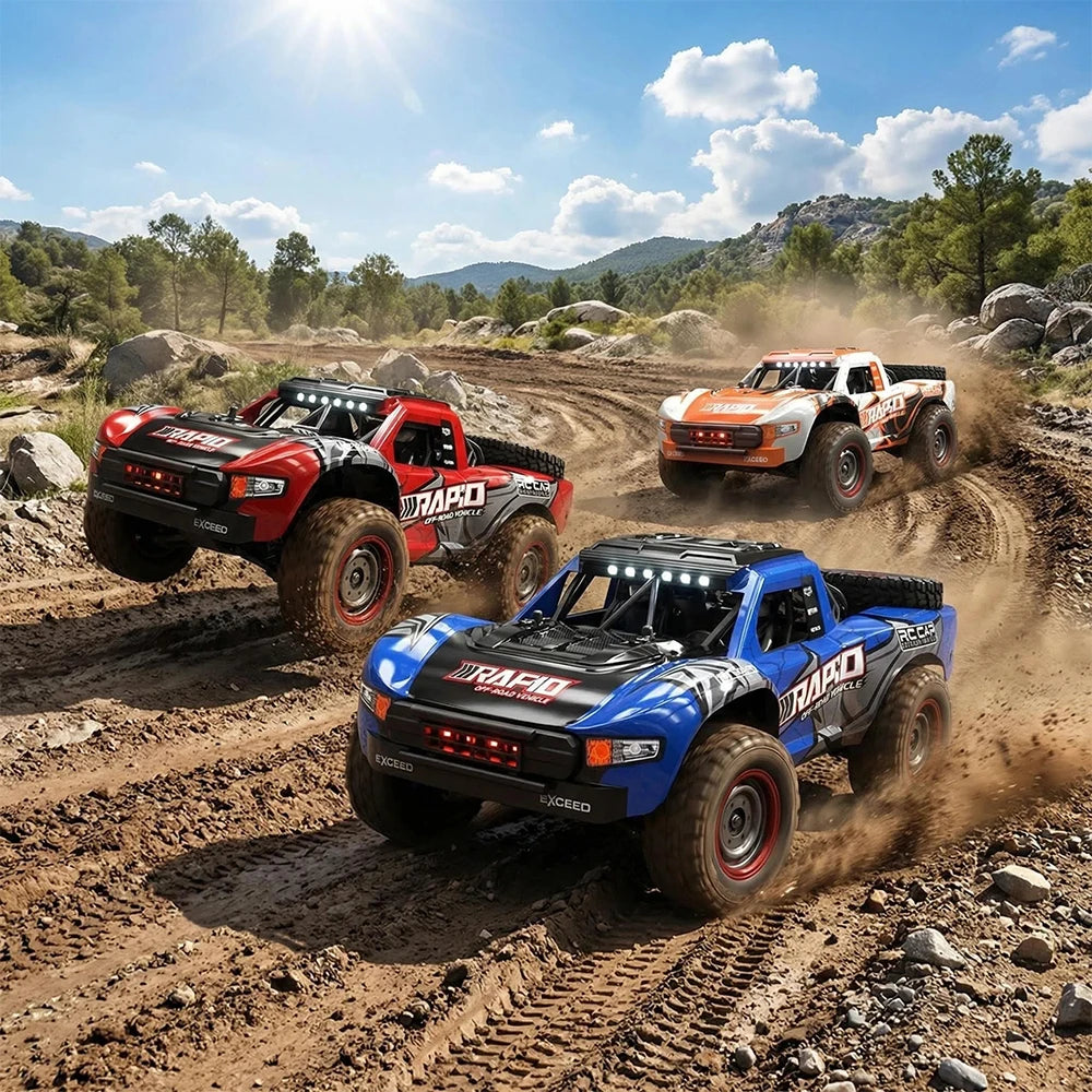 Q130B 4WD RC Car 70km/h High Speed Brushless Motor Off-Road Truck 2.4G Remote Control Vehicle Racing Car Toys for Adults Kids