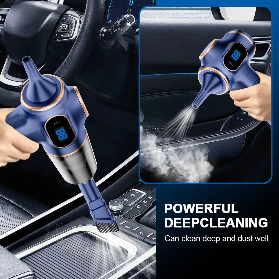 Wireless Car Vacuum Cleaner Mini Portable Auto Dust Cleaner