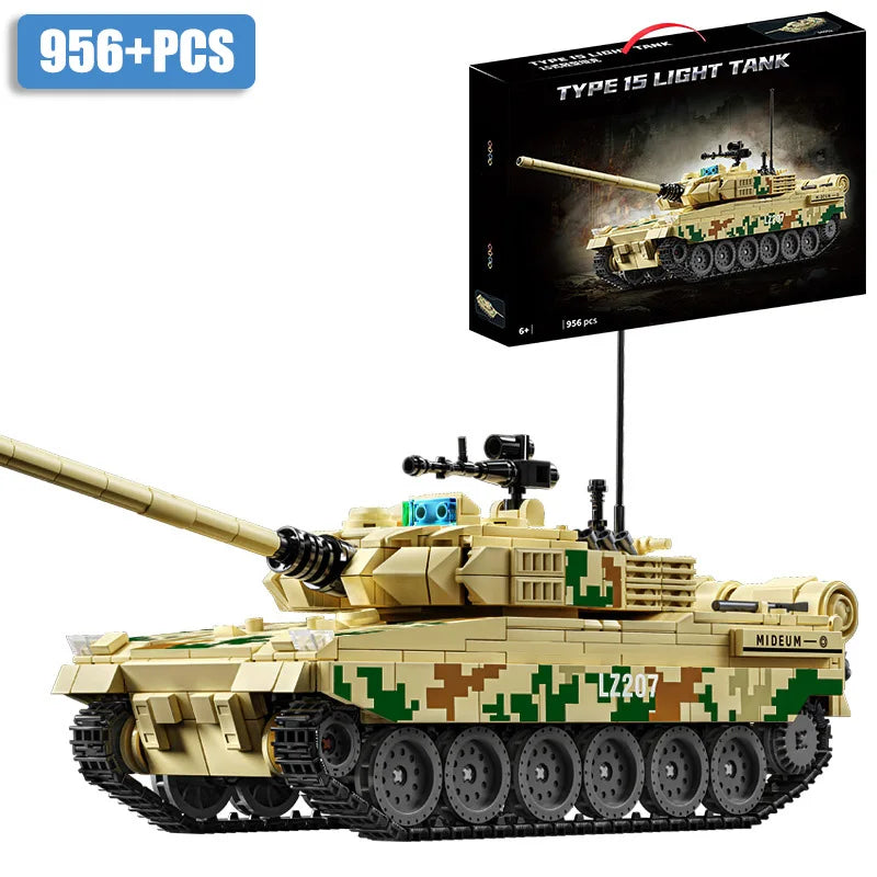 JIMITUCE Military WW2 Leopard 2A7 Tank Building Blocks Set
