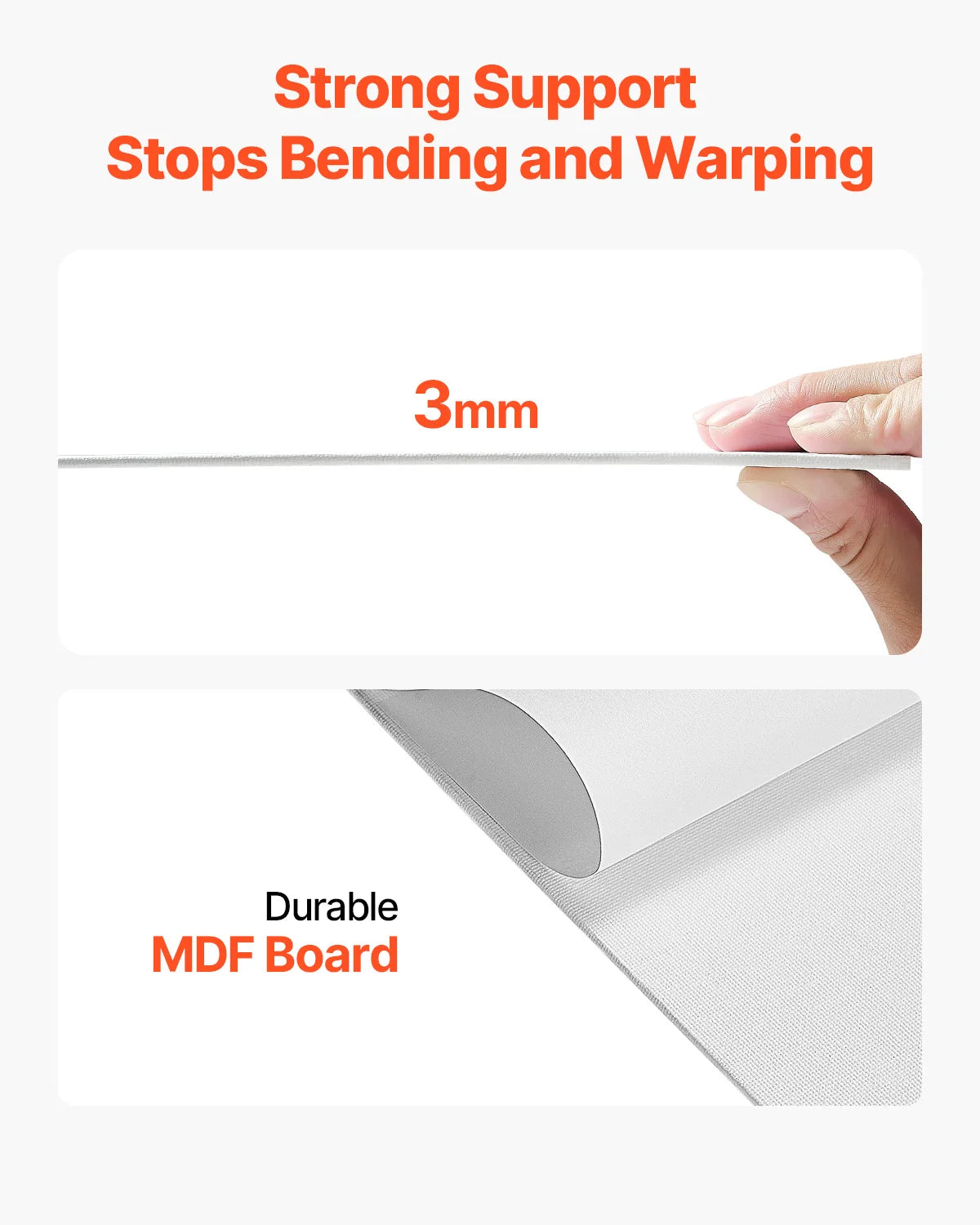 SucceBuy Canvas Boards Painting White Canvases Painting Canvas Panels Sketching Acrylic Oil Painting Watercolor Paint Canvas