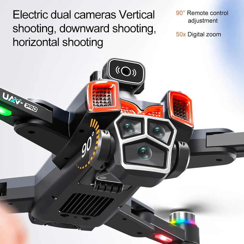 2025 Pro MAX GPS Drone 8K Professional HD Camera 5G WIFI FPV 360° Obstacle Avoidance Brushless Large Screen RC Quadcopter