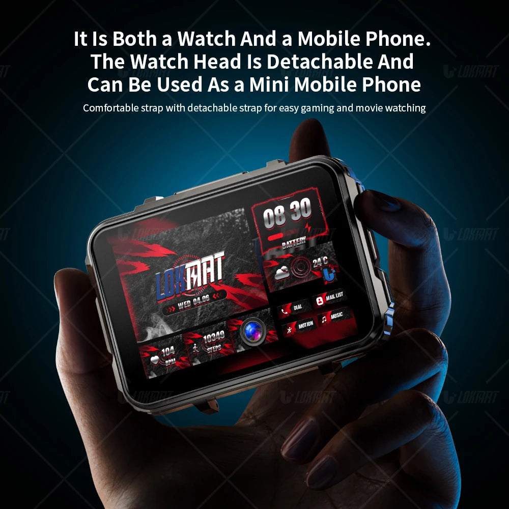 LOKMAT APPLLP 5 MAX Android Watch Phone With 4G QuadCamera