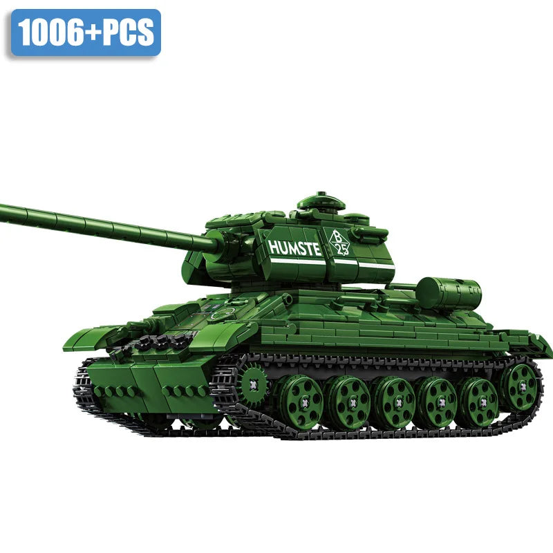JIMITUCE Military WW2 Leopard 2A7 Tank Building Blocks Set