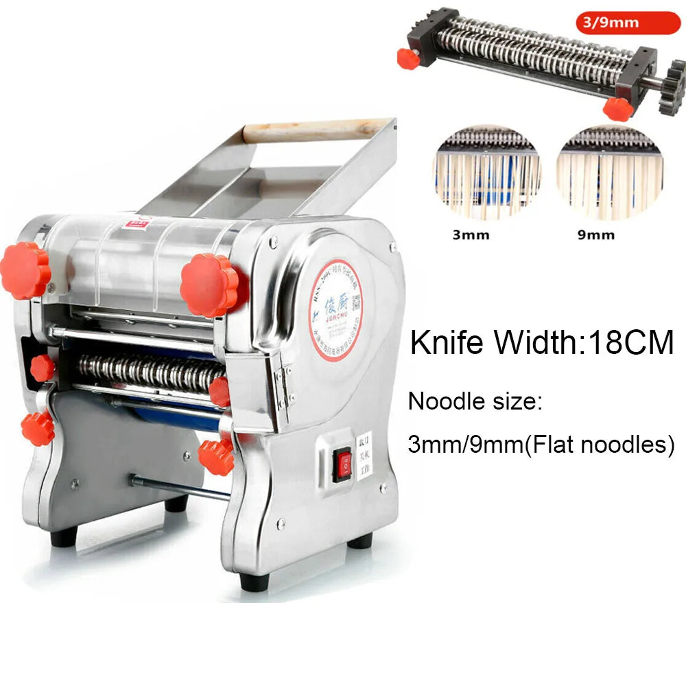 Hign-concerned 550W Electric Pasta Maker Noodle Machine For Commercial