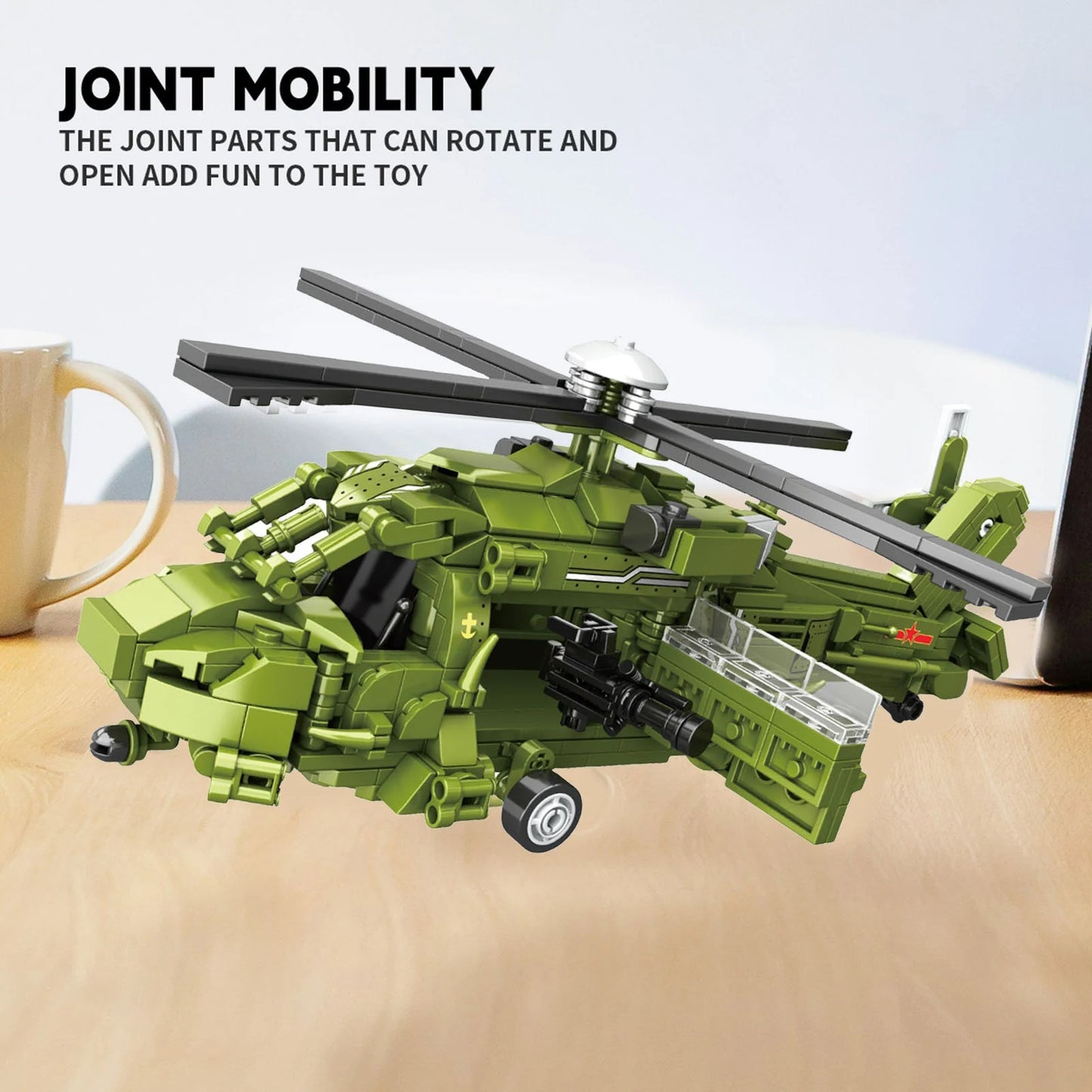 WLtoys Helicopter Building Blocks Set 791 Pieces Educational Construction Toy