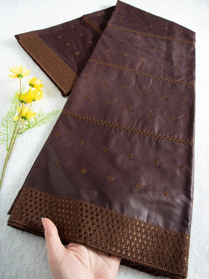 JiaDong Nigerian Cotton Swiss Lace Fabric Embroidered African Lace