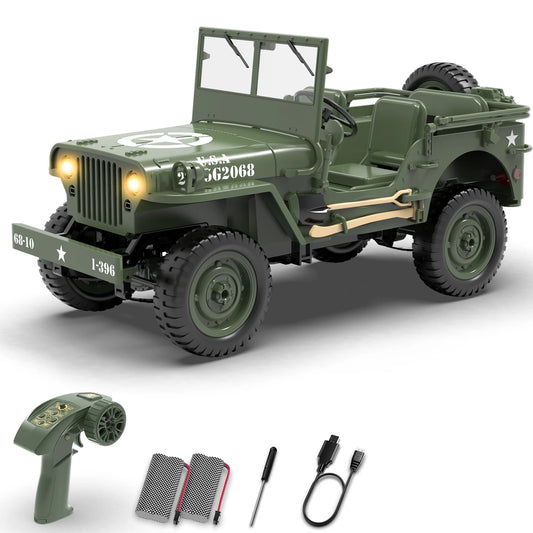 EXHOBBY RC Crawler 1 To 10 Scale Willys Jeep Rugged
