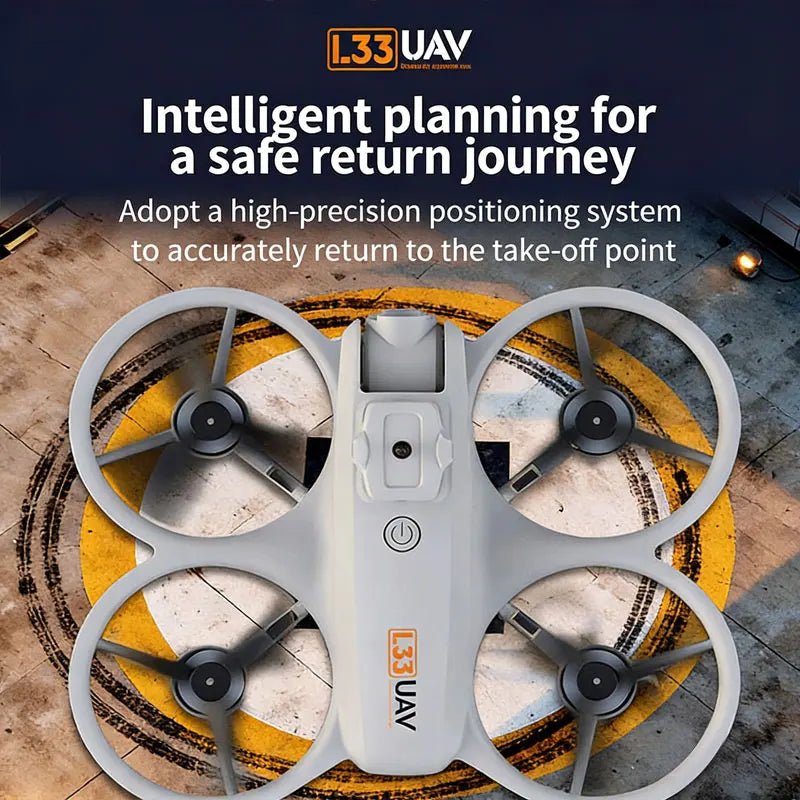 L33 HD Large-screen Drone, Ultra-long Flight Range, Stable High-altitude Endurance, Large-screen Remote, Precise Control