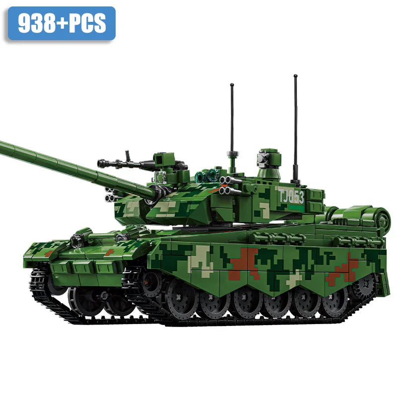 JIMITUCE Military WW2 Leopard 2A7 Tank Building Blocks Set