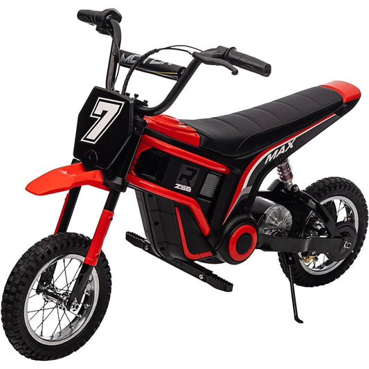 HiMISS Electric Ride On Kids Motorcycle 24V 350W Battery Powered