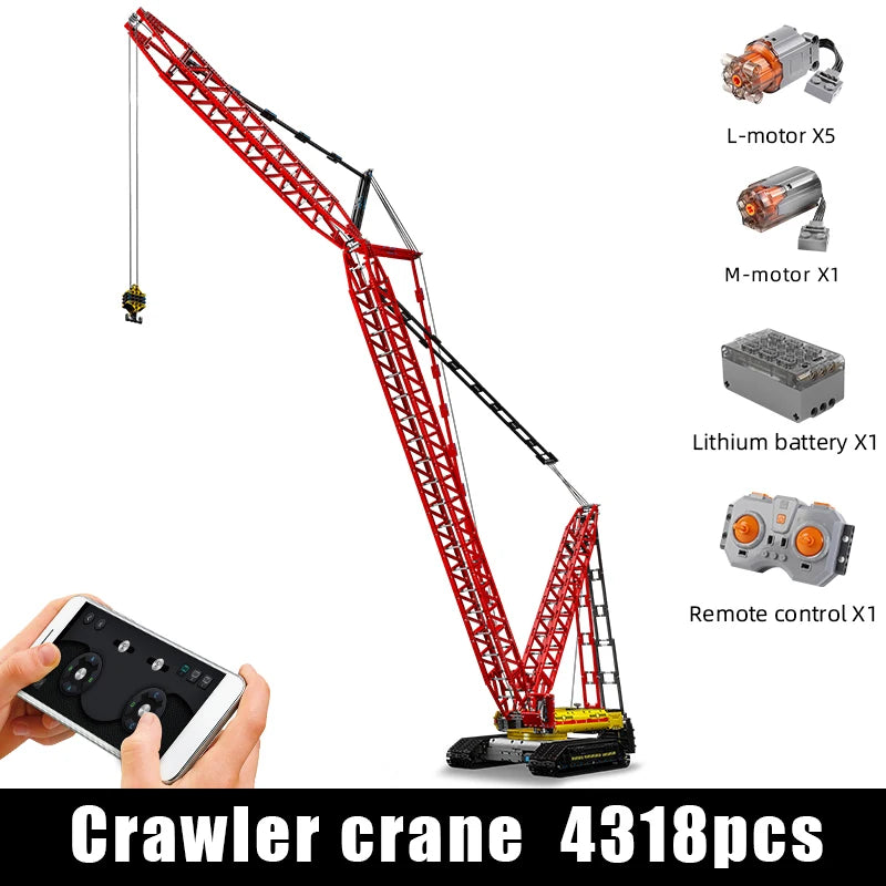 Mould King RC Crawler Crane LR13000 Building Block Set
