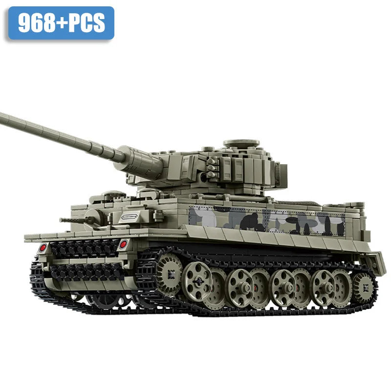 JIMITUCE Military WW2 Leopard 2A7 Tank Building Blocks Set