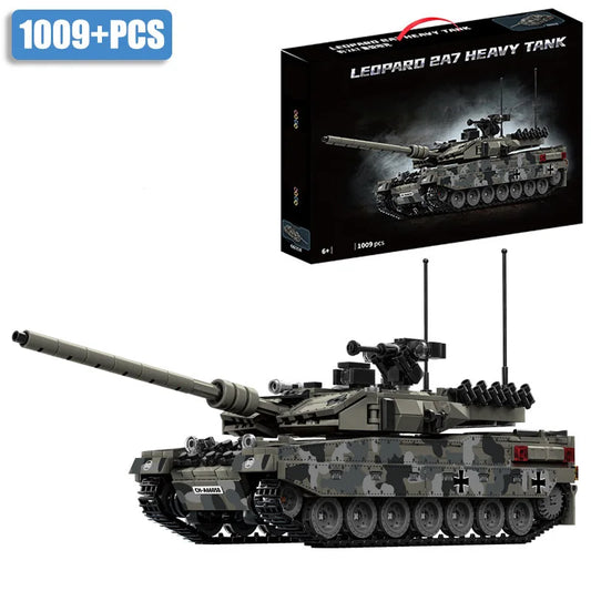 JIMITUCE Military WW2 Leopard 2A7 Tank Building Blocks Set