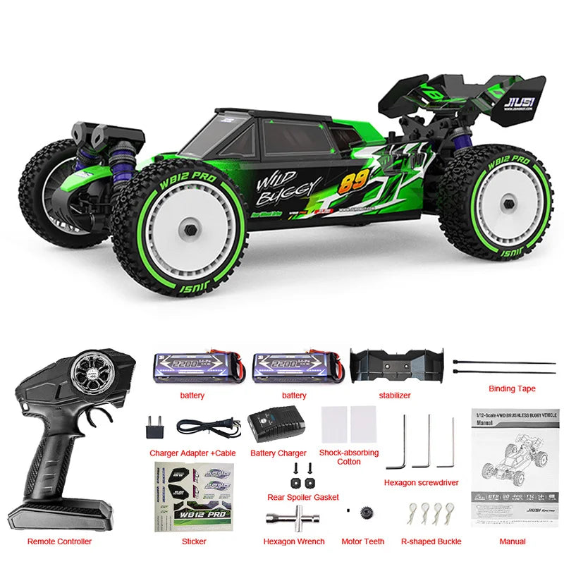 JIUSICE WB12 Pro 4WD Brushless RC Off-road Car