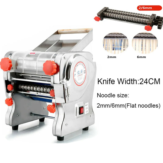 Hign-concerned 550W Electric Pasta Maker Noodle Machine For Commercial