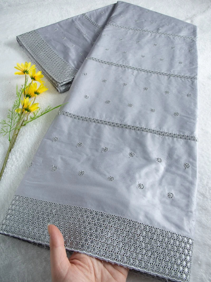 JiaDong Nigerian Cotton Swiss Lace Embroidery Fabric