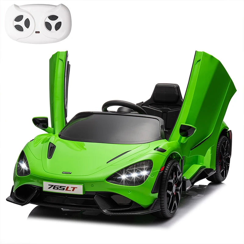 Mukidy 12V McLaren 765LT Kids Ride On Toy