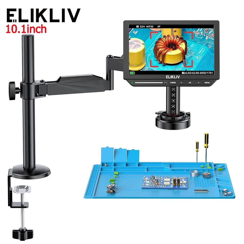 Elikliv EM4K-AF Flex Autofocus Digital Microscope 2000X HDMI