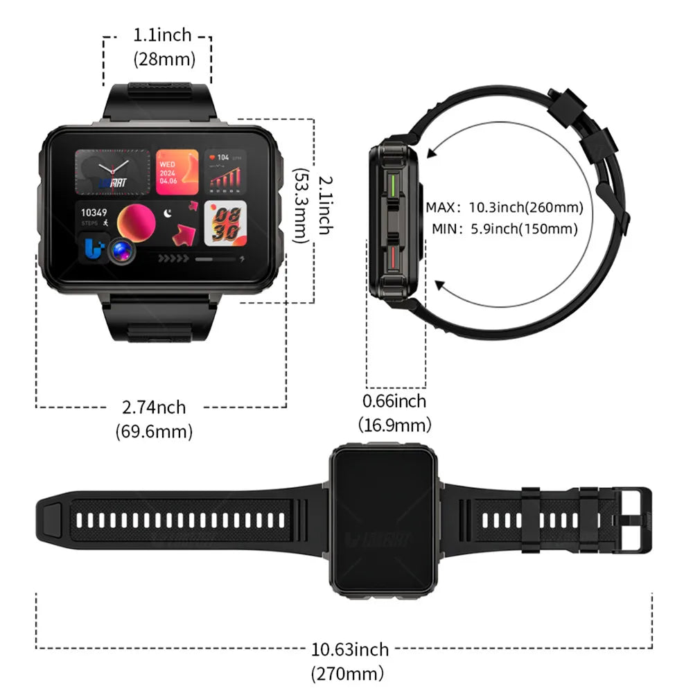 LOKMAT APPLLP 5 MAX Android Smartwatch 4G