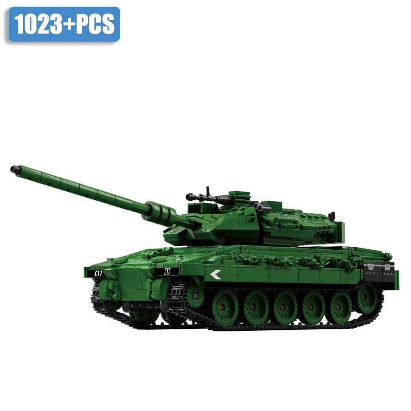 JIMITUCE Military WW2 Leopard 2A7 Tank Building Blocks Set