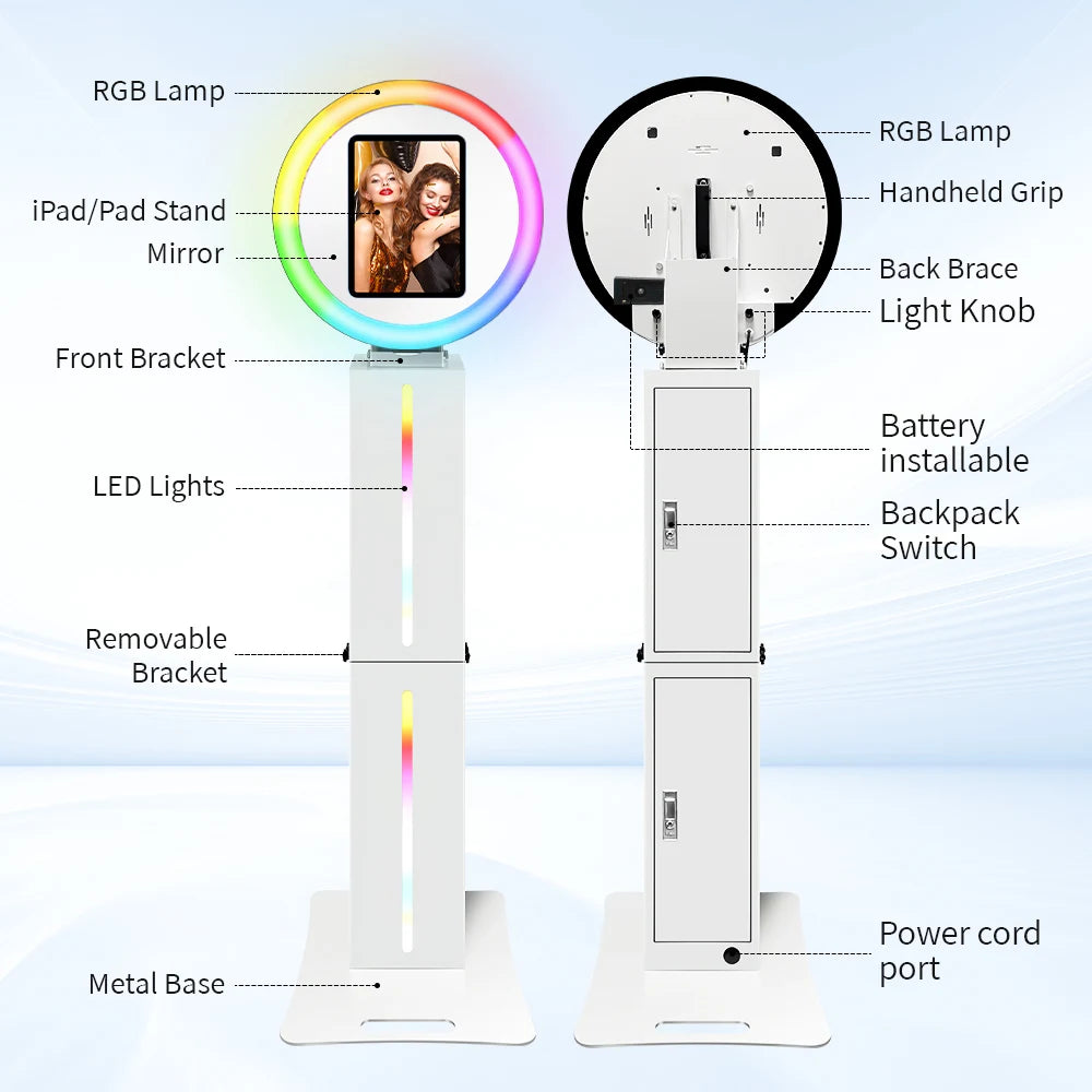 iPad Photobooth For Events With Ring Light Quick Install