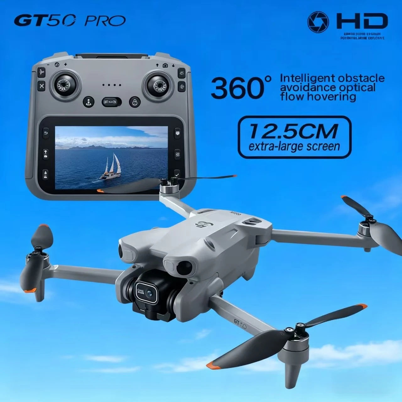 GUIG FPV Drone with 4K Camera Optical Flow and WiFi