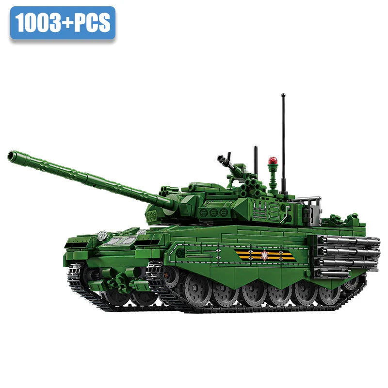 JIMITUCE Military WW2 Leopard 2A7 Tank Building Blocks Set
