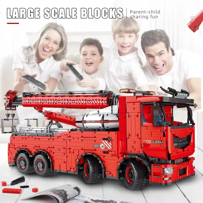 10966PCS Technical Motorized Tow Truck MKII Building Block MOC-29848 Mobile Crane Model Bricks Toys For Kids Christmas Gifts