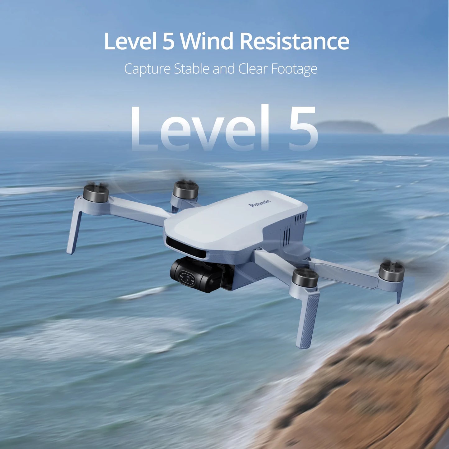 Potensic C0 Mini Drone With 3-Axis Gimbal 6KM GPS 4K Camera