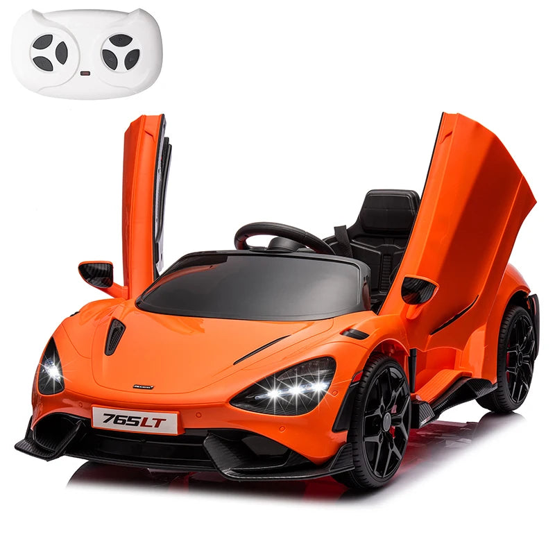Mukidy Licensed McLaren 765LT Kids Ride On Toy Car