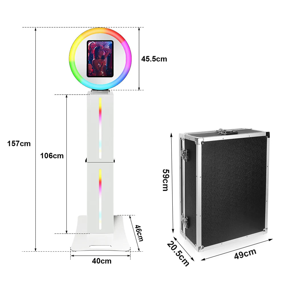 iPad Photobooth For Events With Ring Light Quick Install