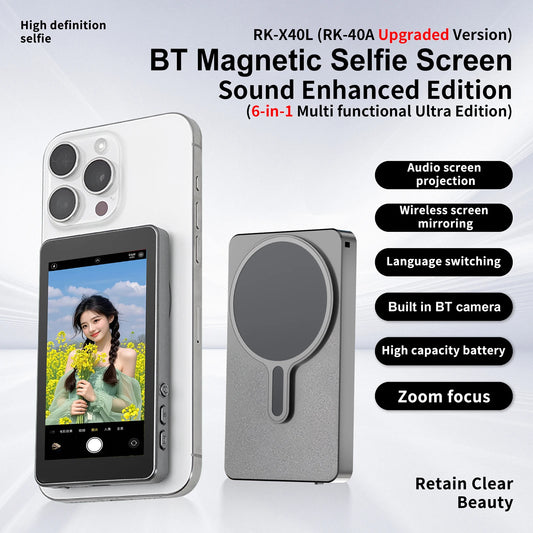 Phone Vlog Selfie Monitor Screen For Live Streaming And Recording